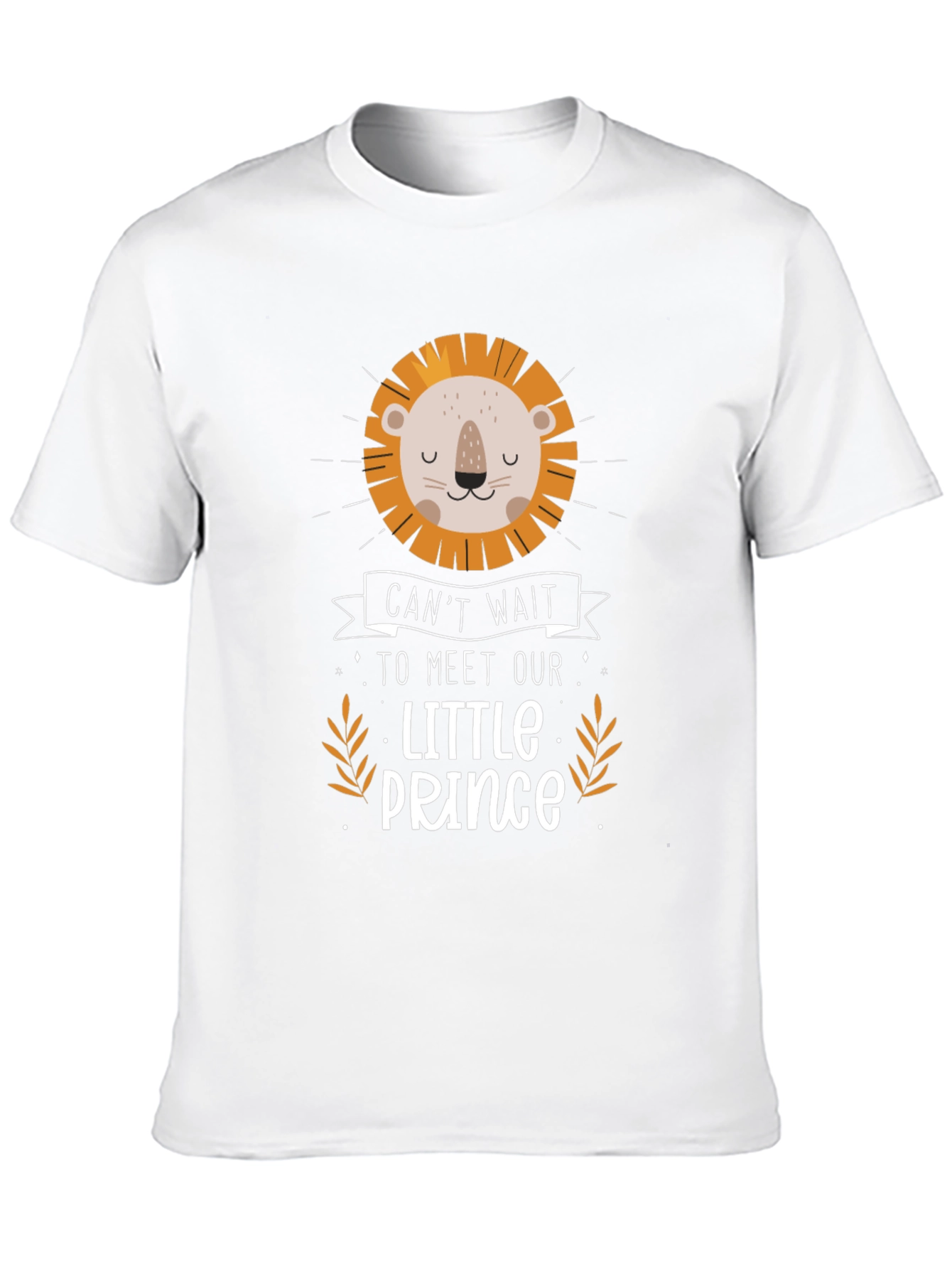 Cute Lion Prince Graphic Tee - Baby Shower Gift
