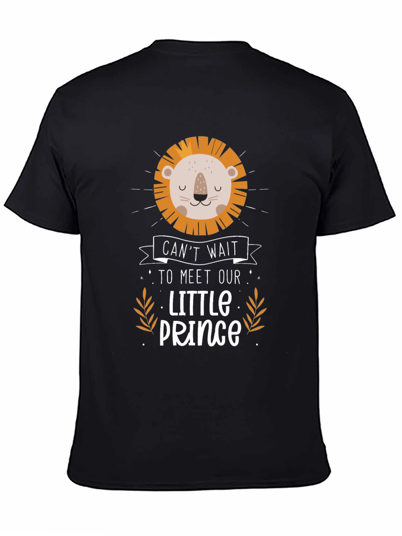 Cute Lion Prince Graphic Tee - Baby Shower Gift