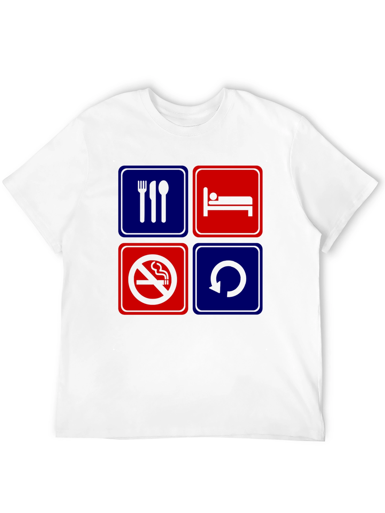 Eat Sleep Repeat Graphic T-Shirt