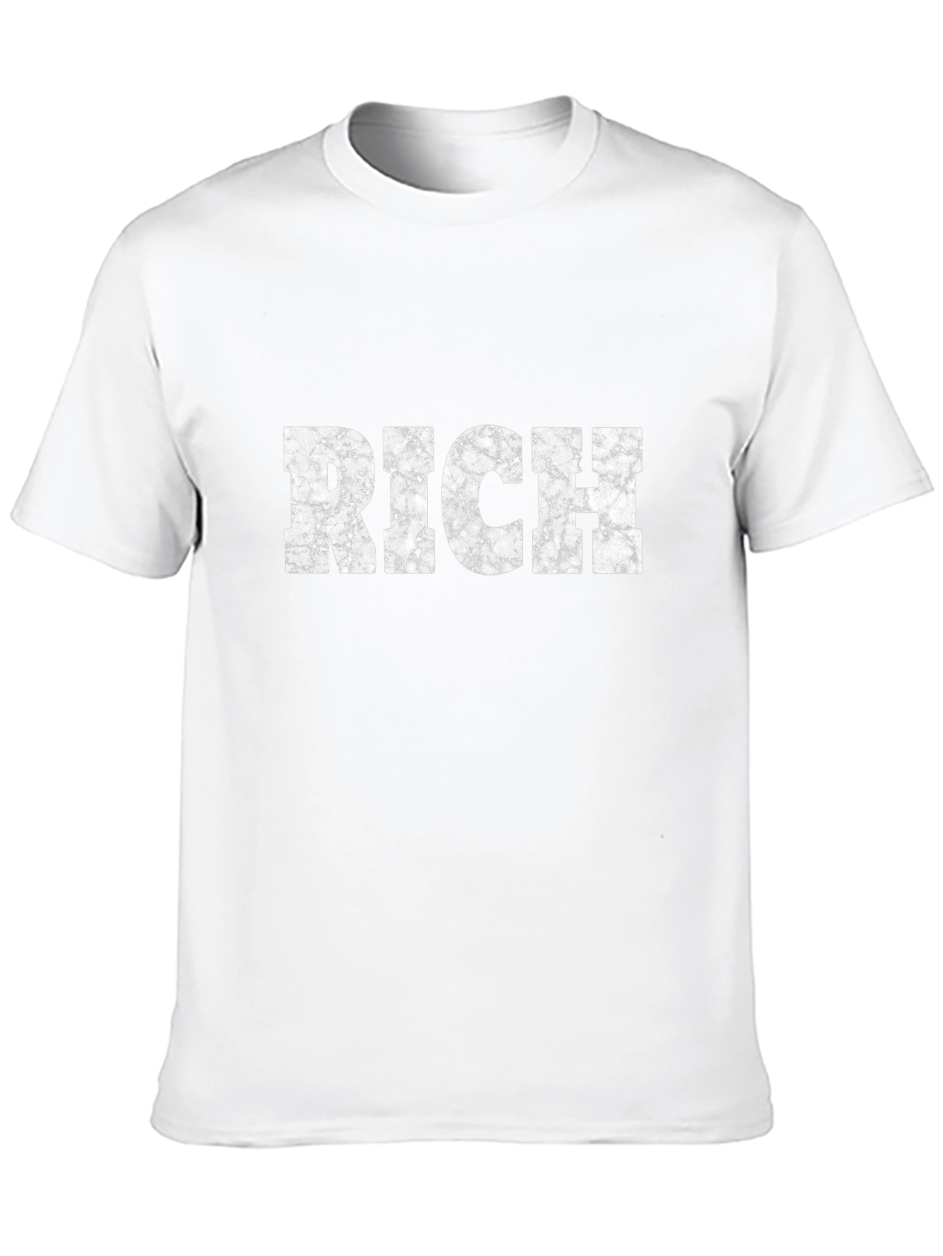 Rich Graphic Tee - Black Casual T-Shirt