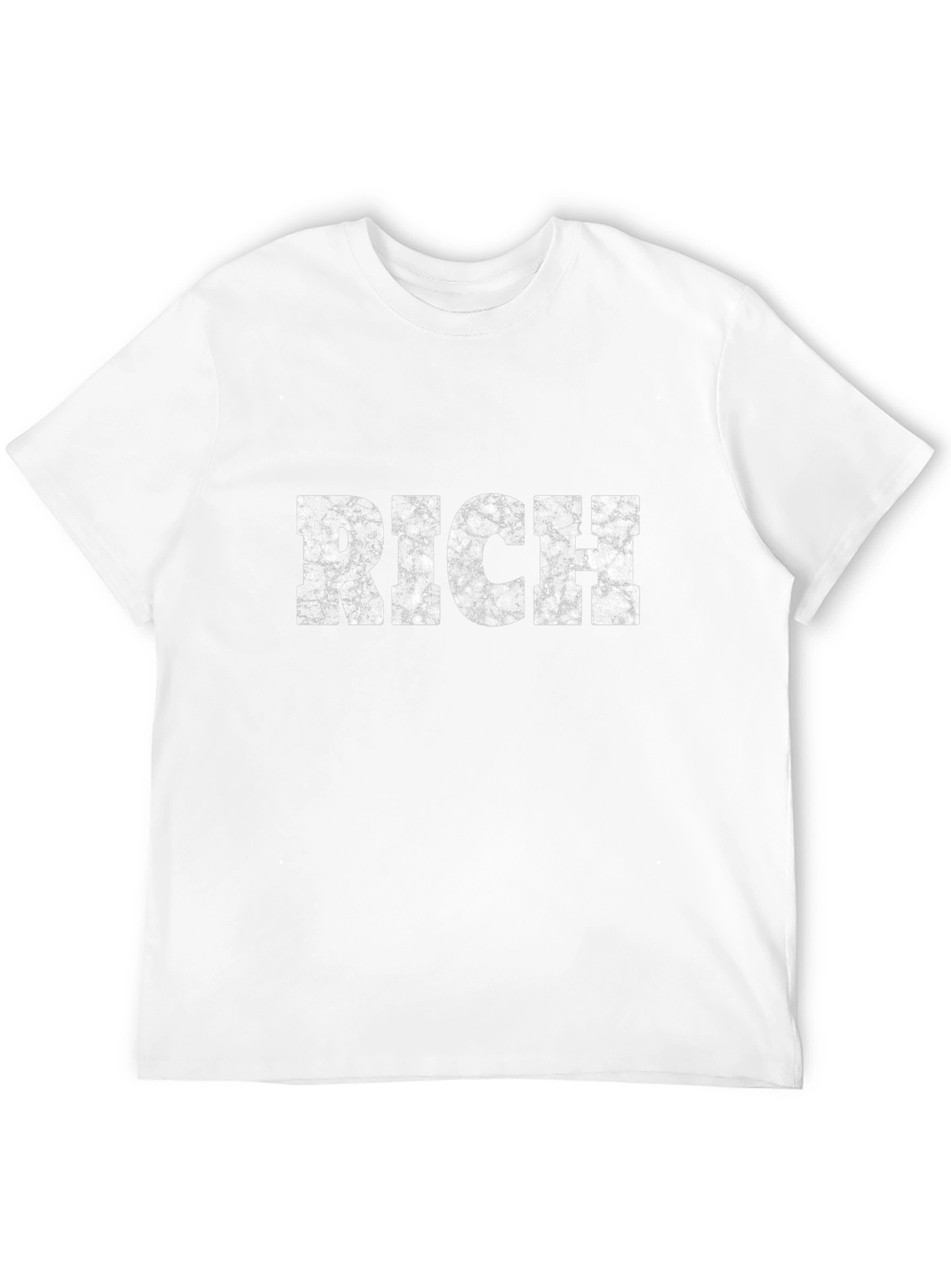 Rich Graphic Tee - Black Casual T-Shirt
