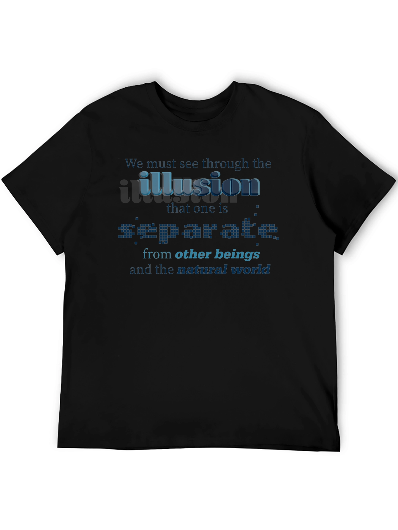 Illusion Separates T-Shirt - Awareness Design