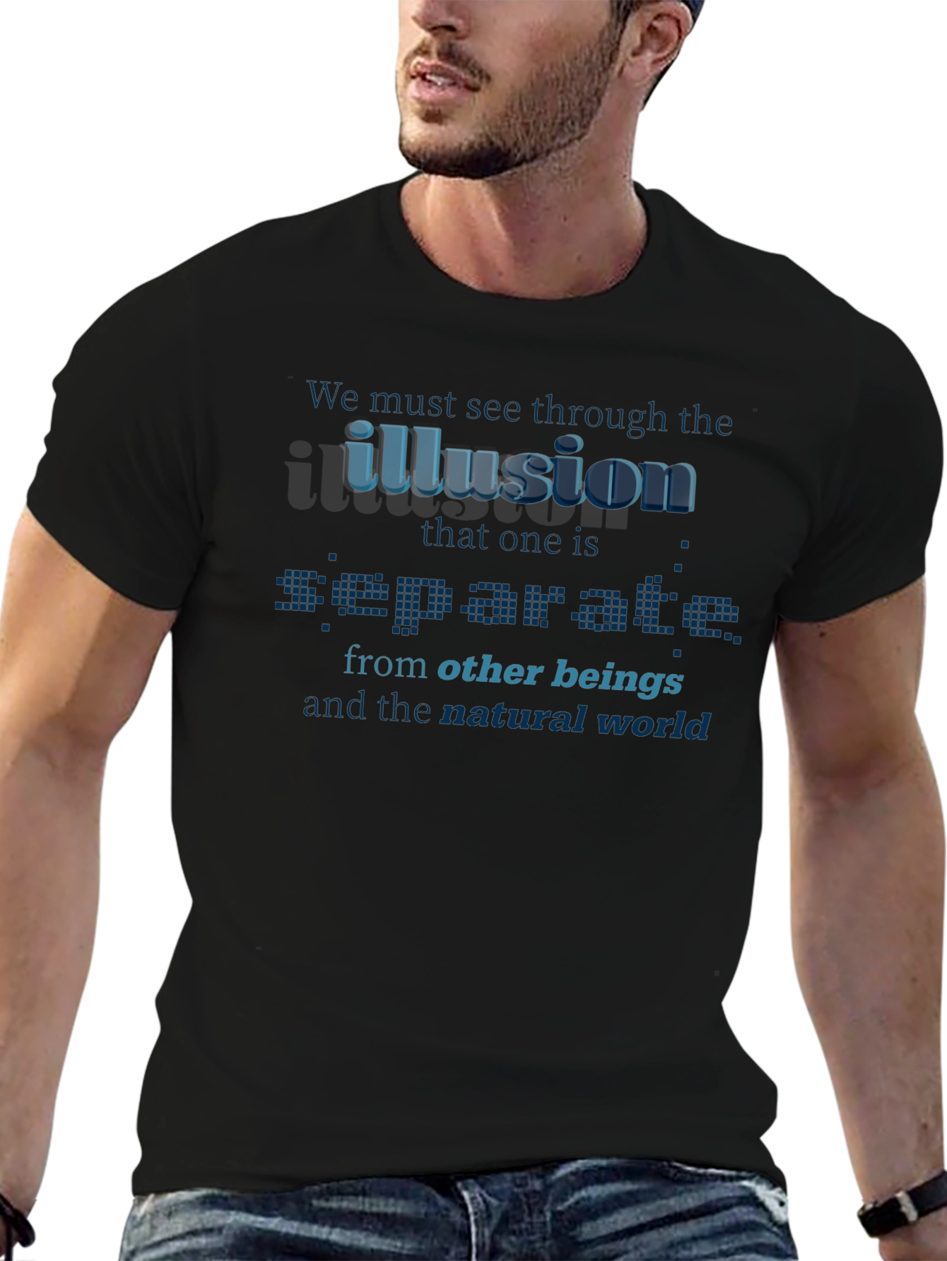 Illusion Separates T-Shirt - Awareness Design