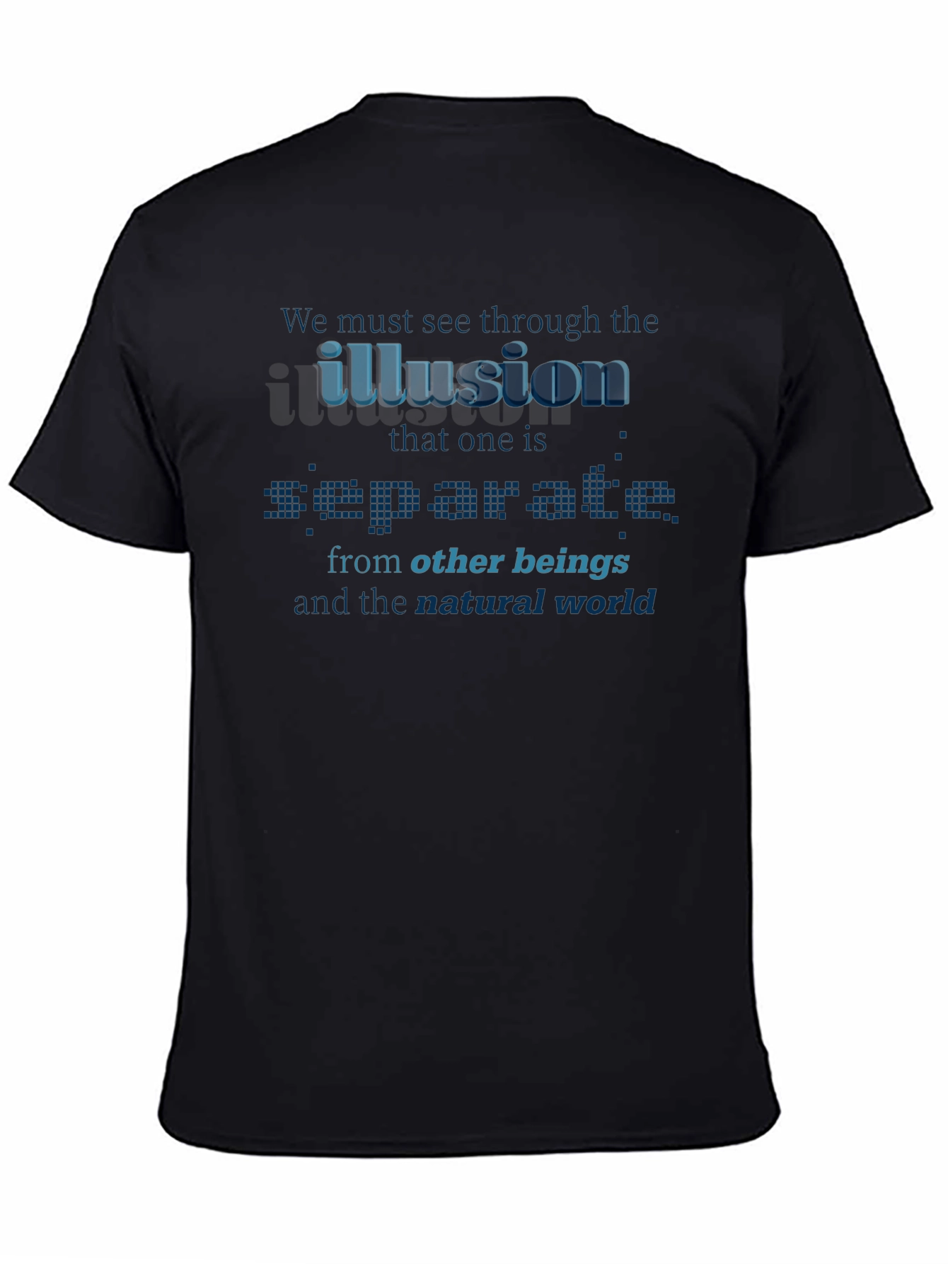 Illusion Separates T-Shirt - Awareness Design