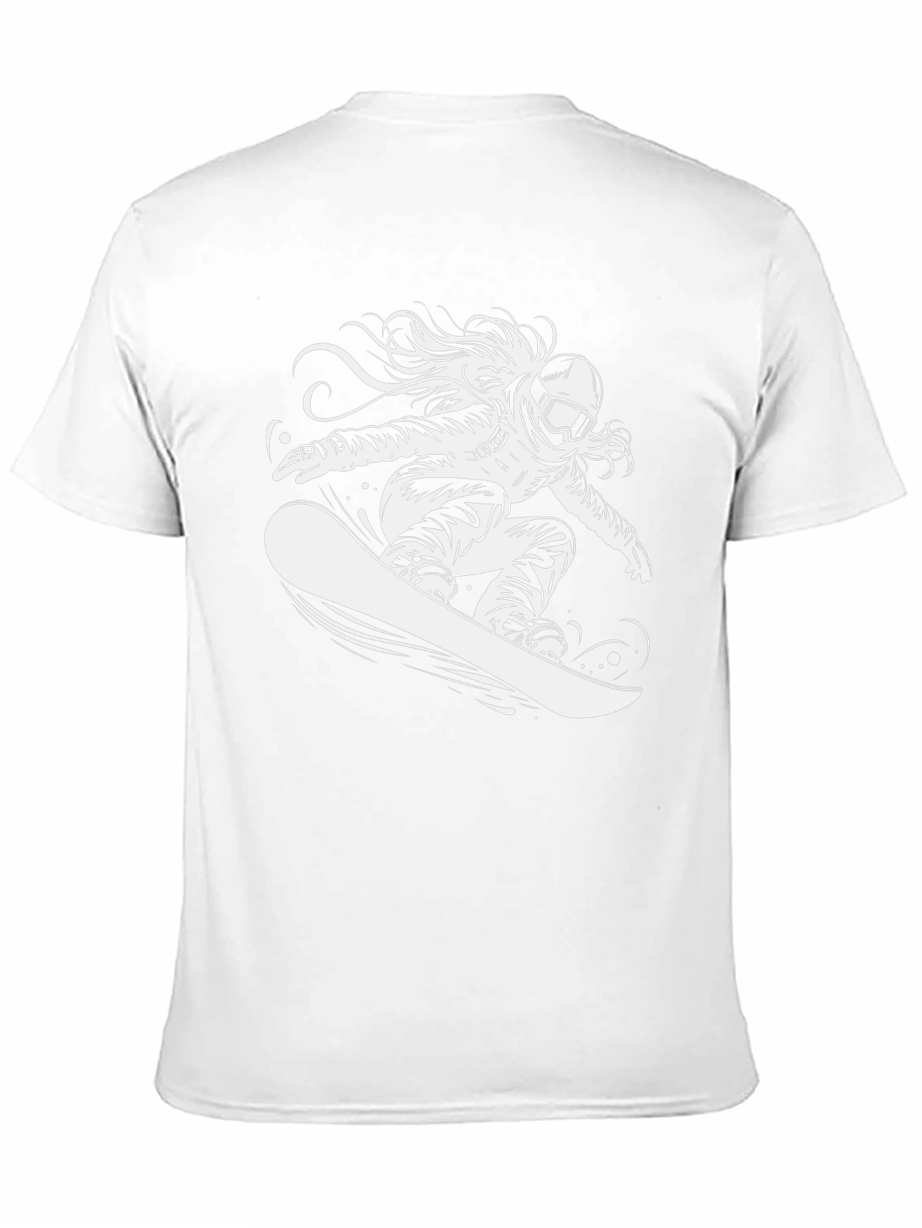 Snowboarder Graphic T-Shirt - Black