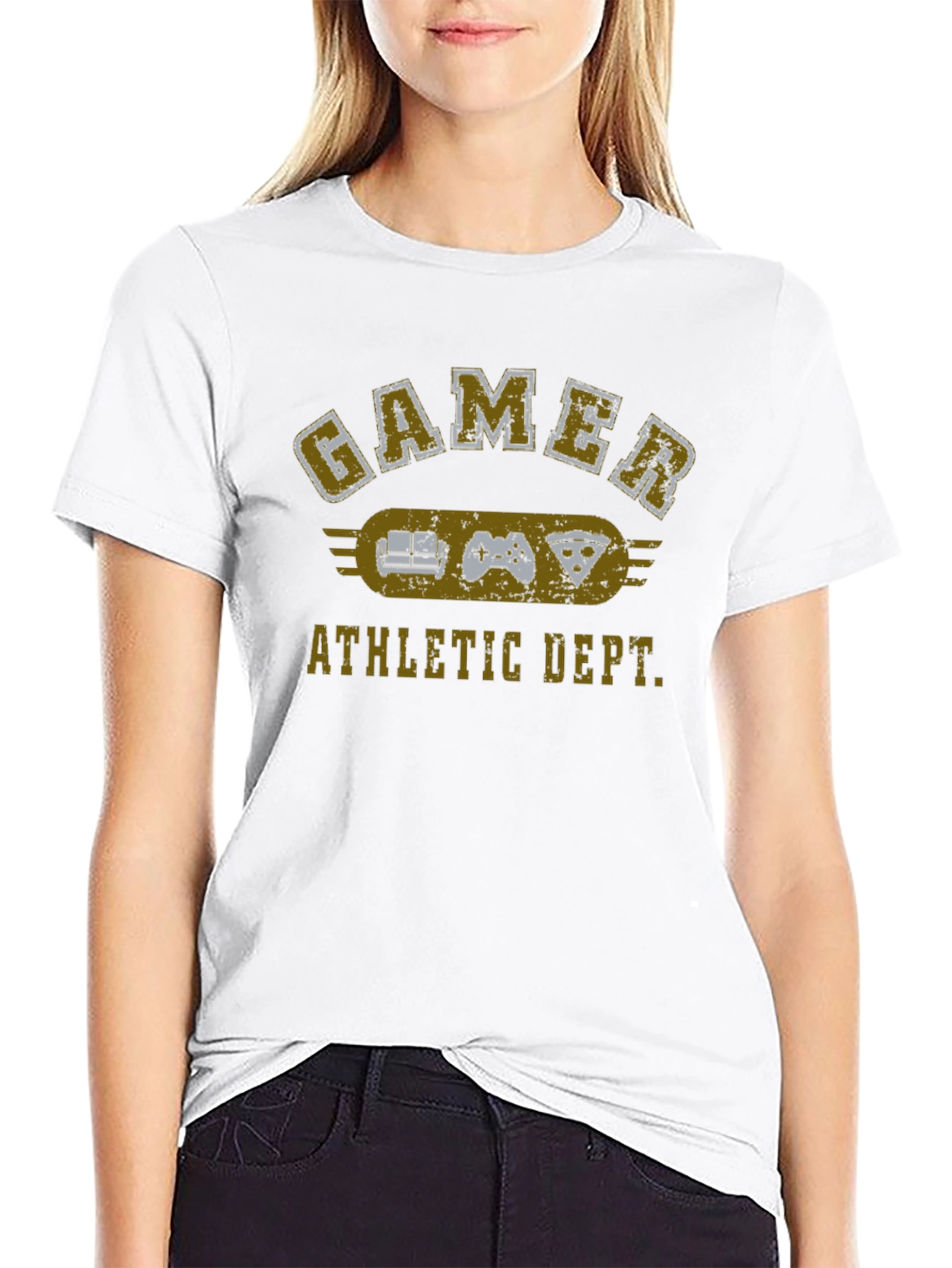 Gamer Athletic Dept. Graphic Tee - Black