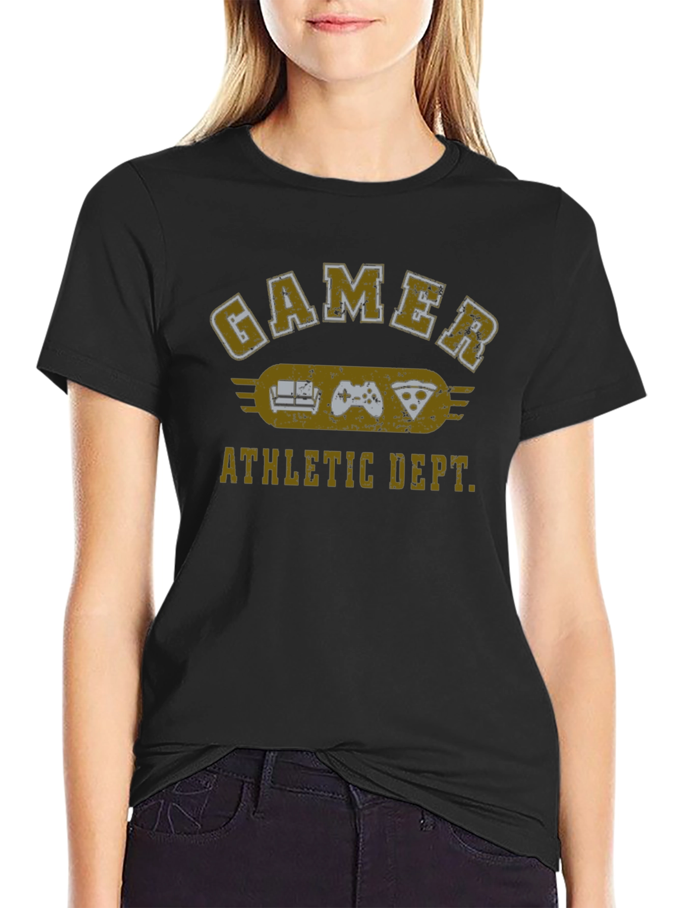 Gamer Athletic Dept. Graphic Tee - Black