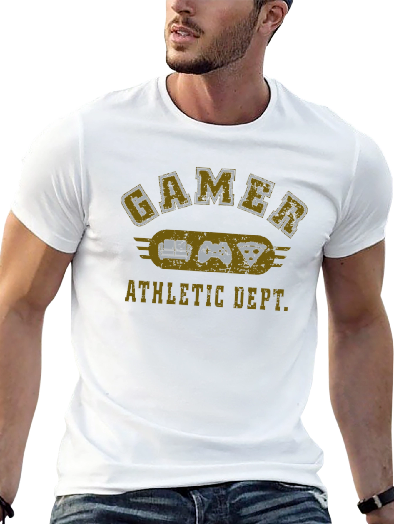 Gamer Athletic Dept. Graphic Tee - Black