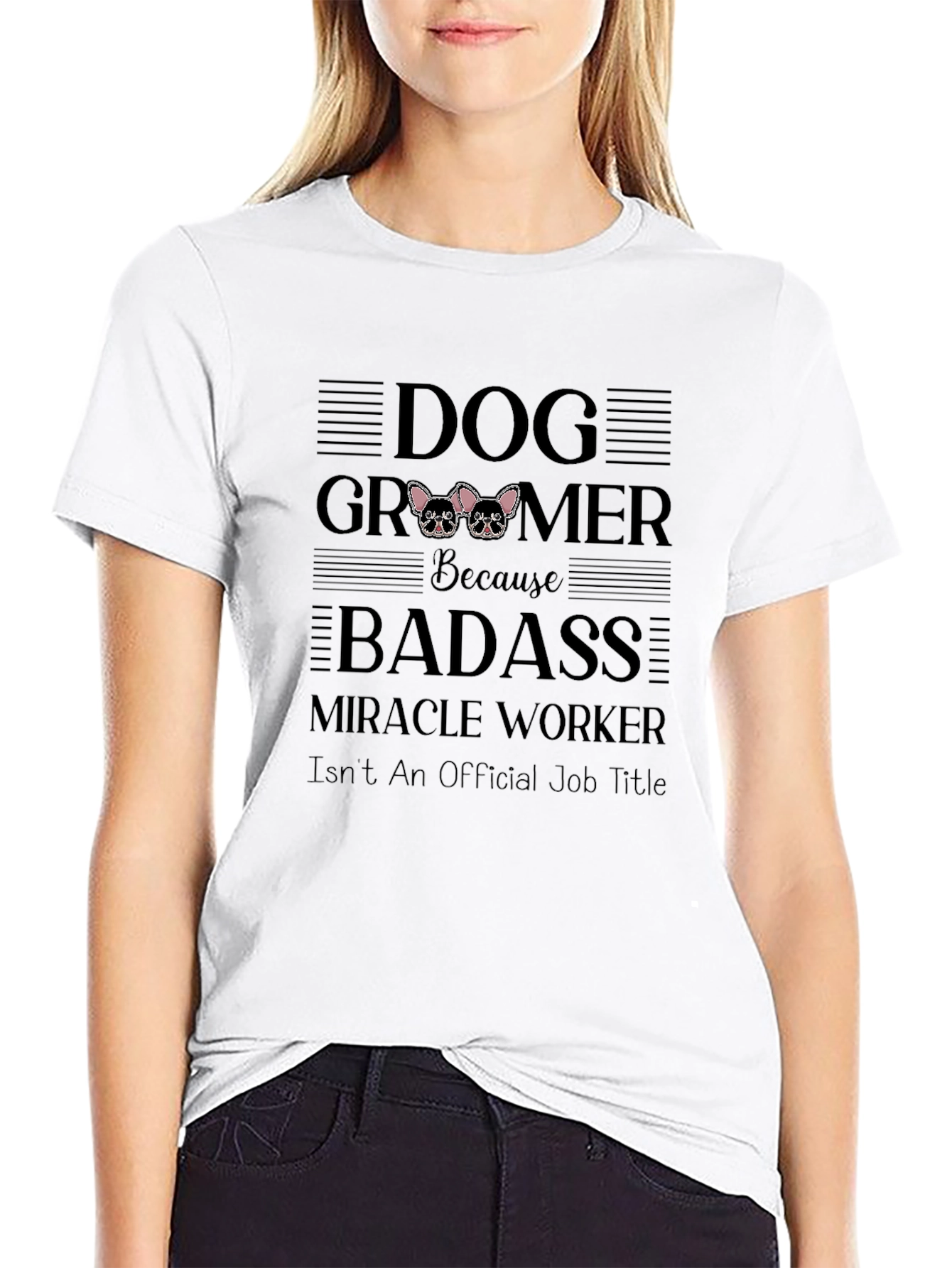 Dog Groomer Badass T-Shirt