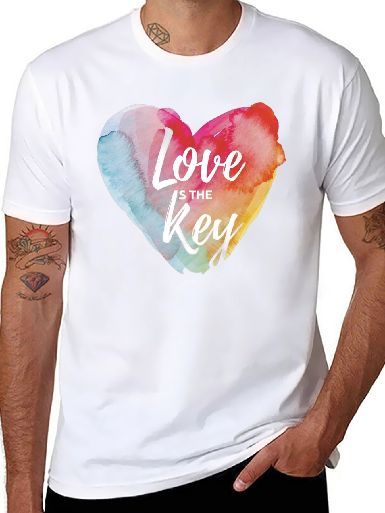 Love is the Key Graphic Tee