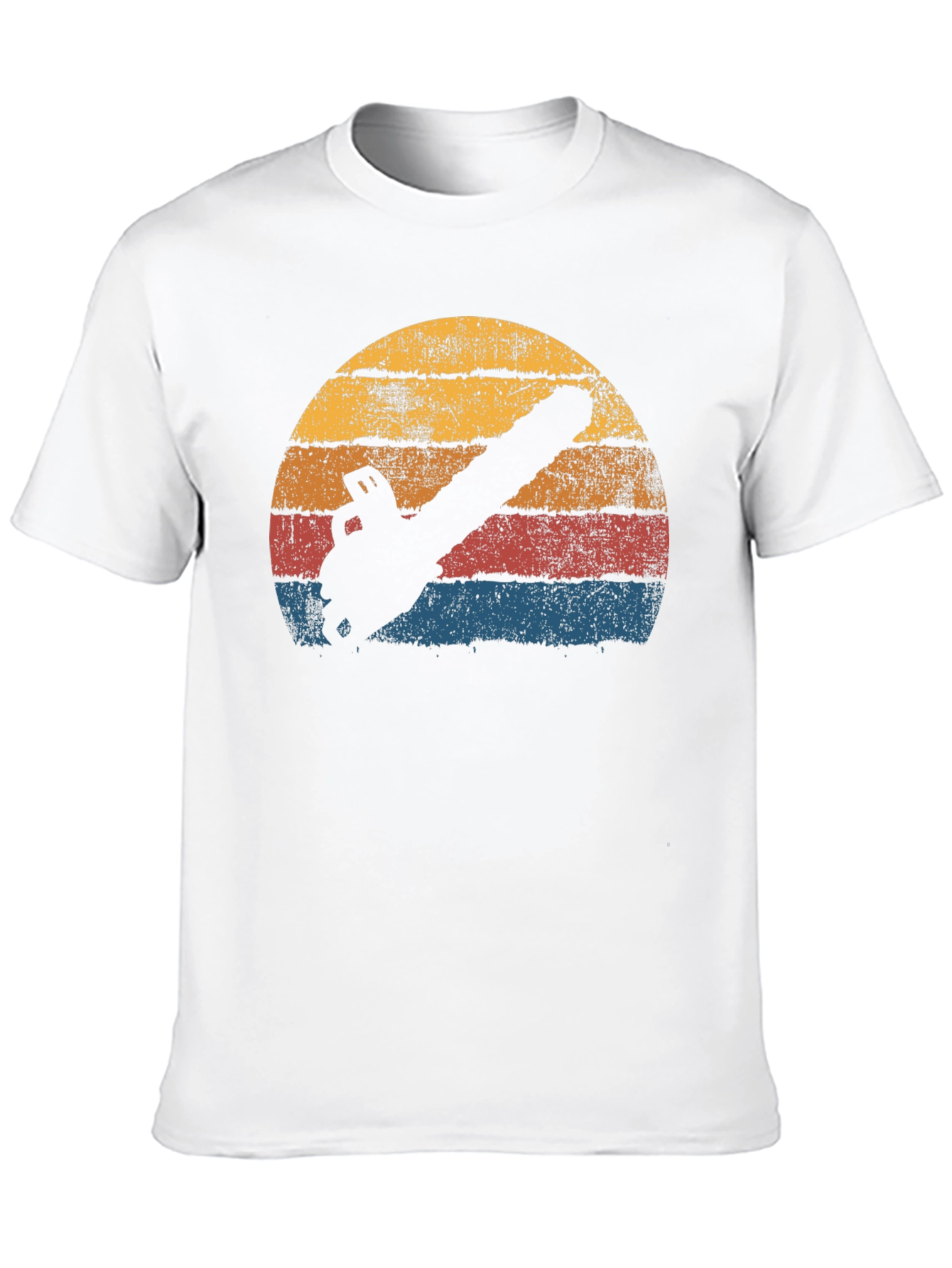 Retro Chainsaw T-Shirt - Black Graphic Tee