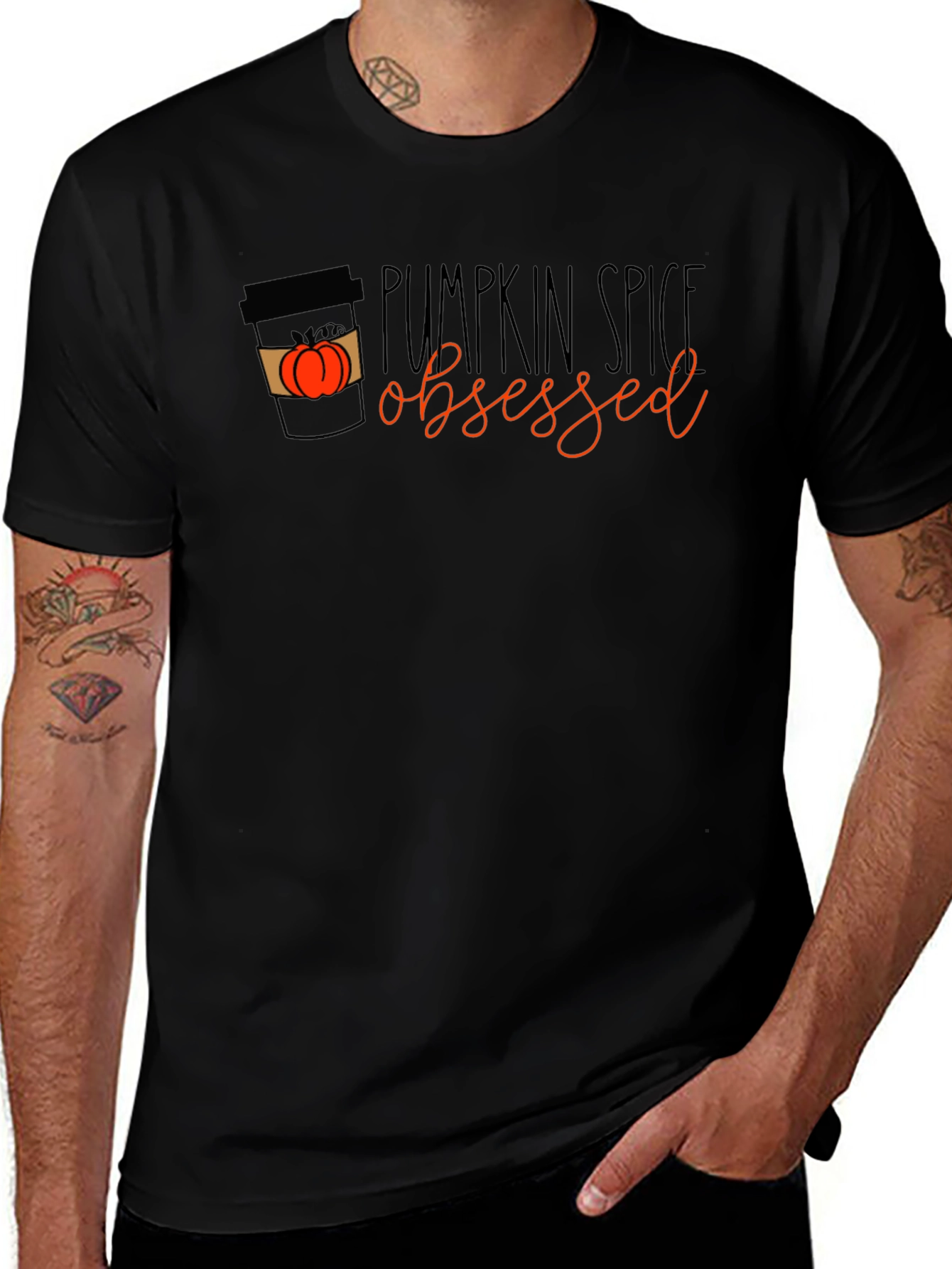 Pumpkin Spice Obsessed Graphic T-Shirt