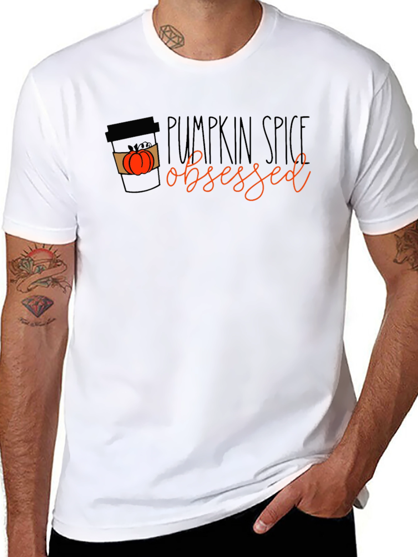 Pumpkin Spice Obsessed Graphic T-Shirt
