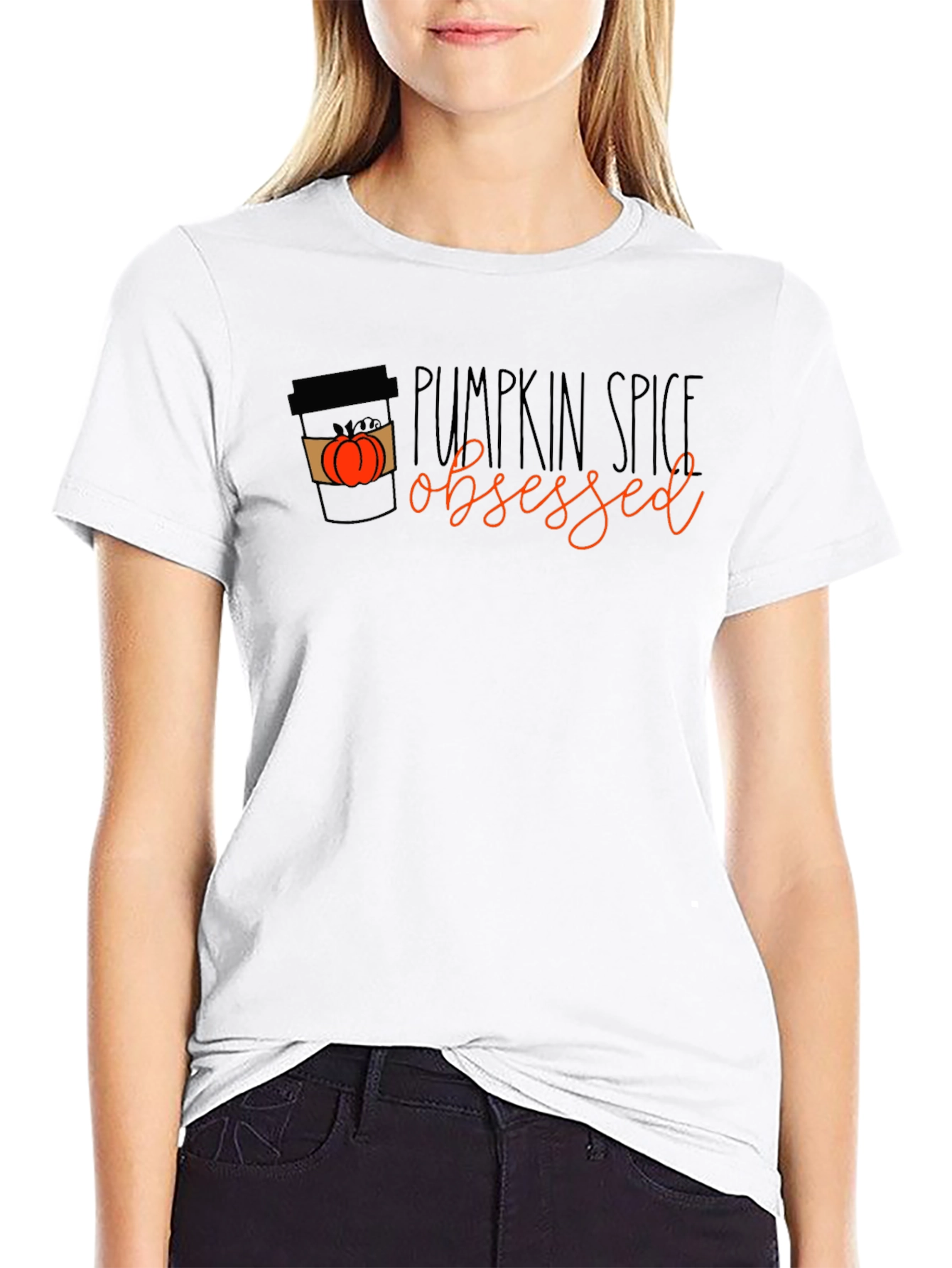 Pumpkin Spice Obsessed Graphic T-Shirt