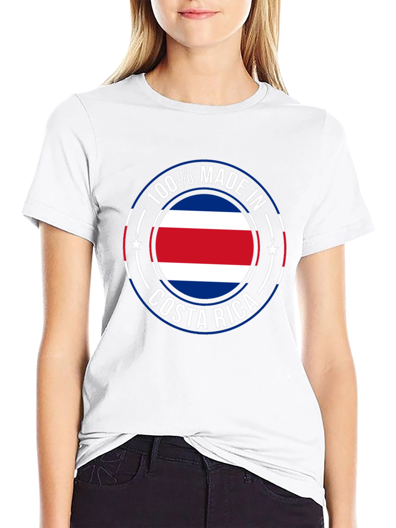 Costa Rica Made T-Shirt - Black Cotton Tee