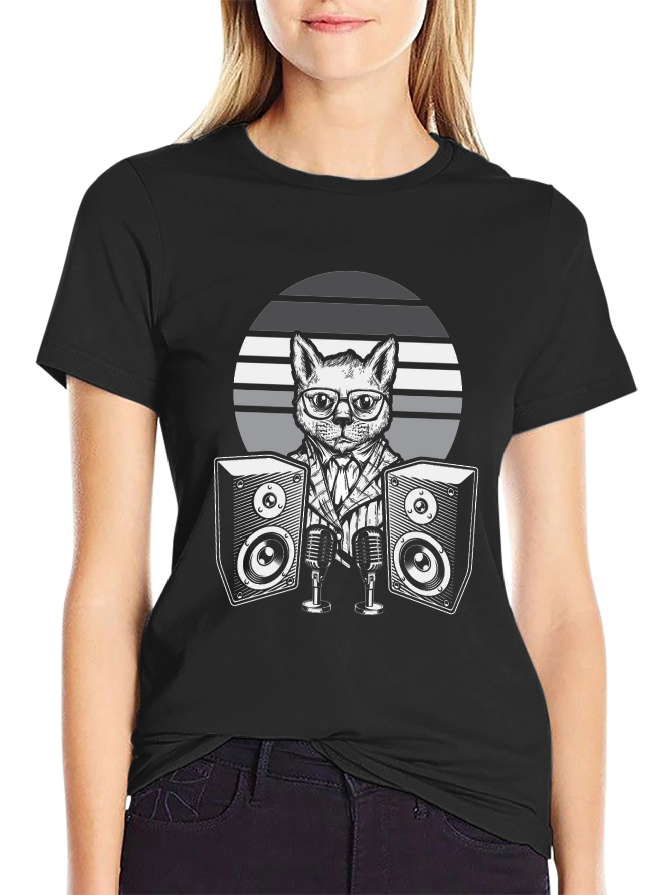 DJ Cat T-Shirt - Cool Music Lover Tee