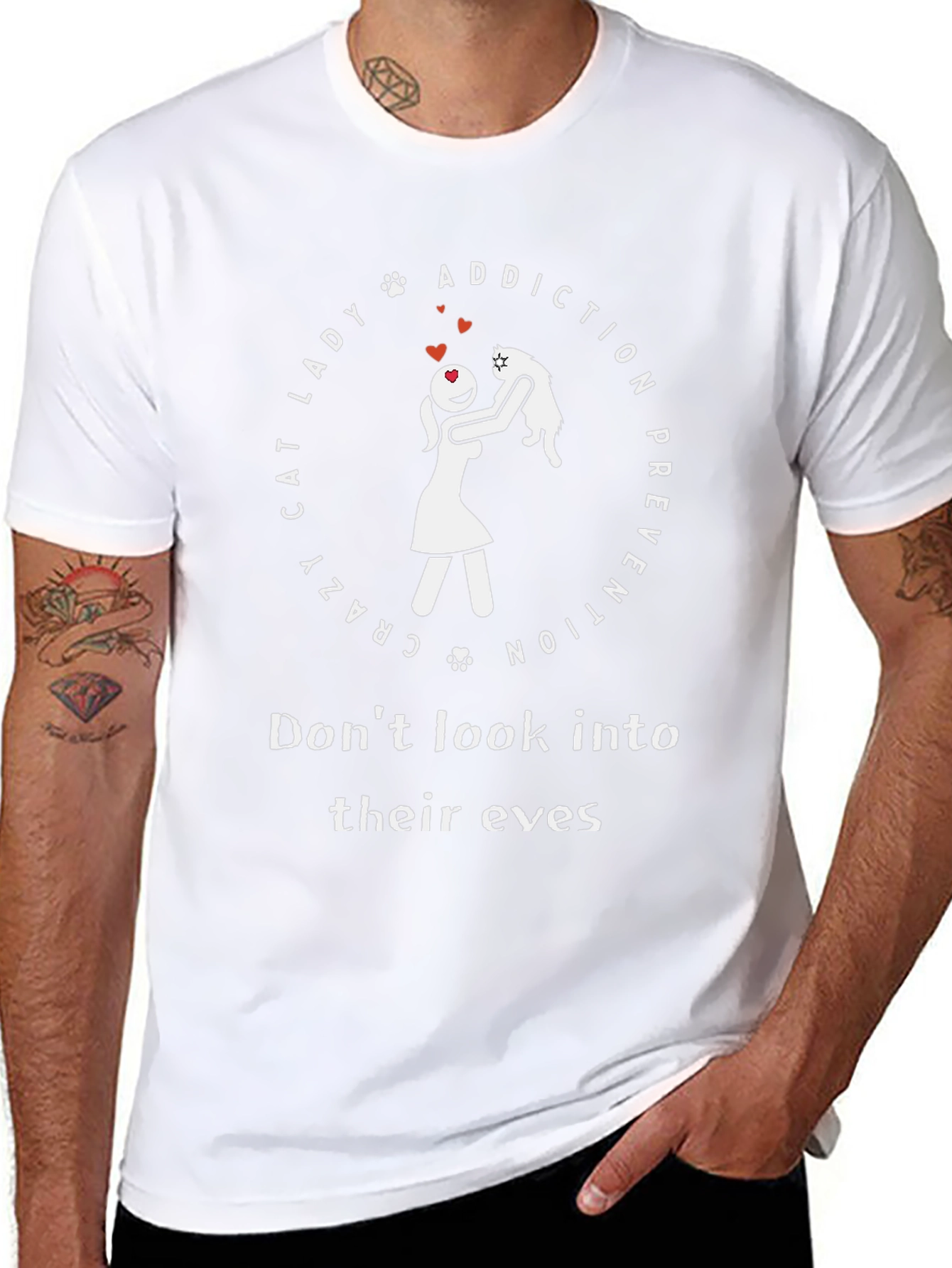 Crazy Cat Lady T-Shirt - Addiction Prevention