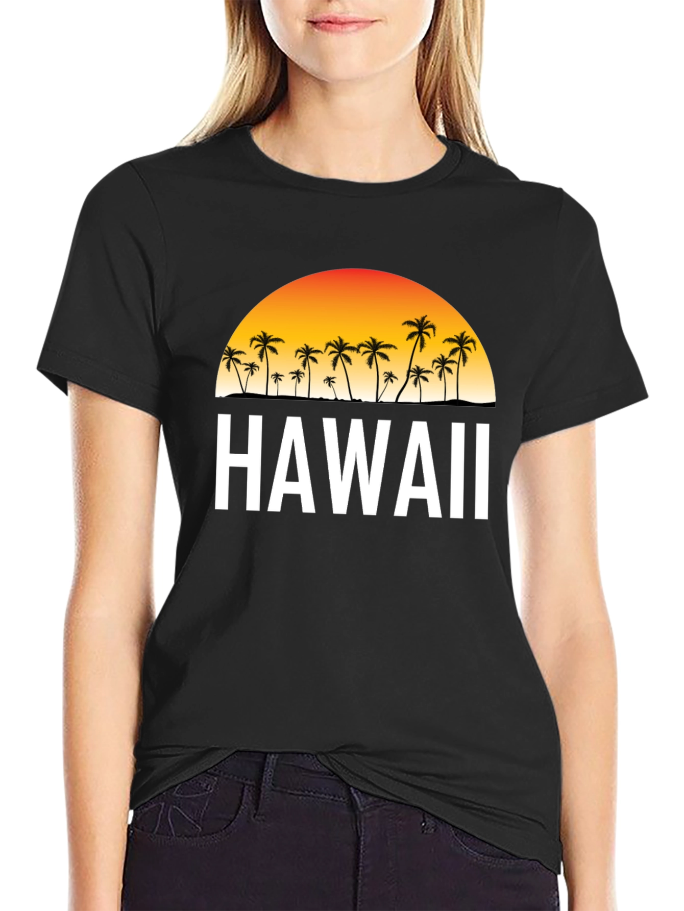 Hawaii Sunset Graphic Tee - Island Style
