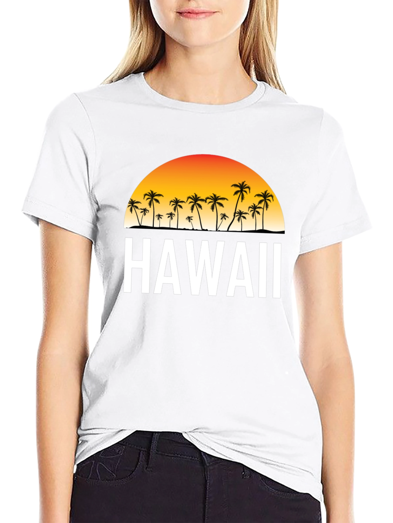 Hawaii Sunset Graphic Tee - Island Style