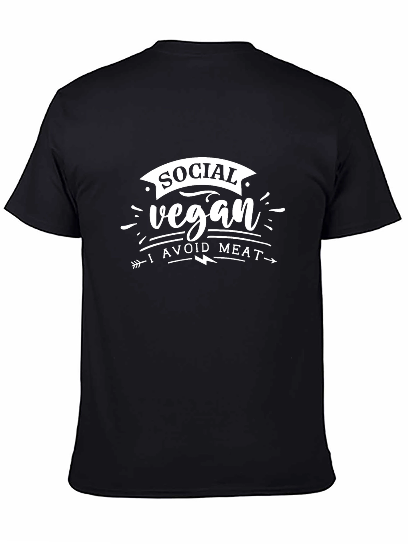 Social Vegan I Avoid Meat T-Shirt