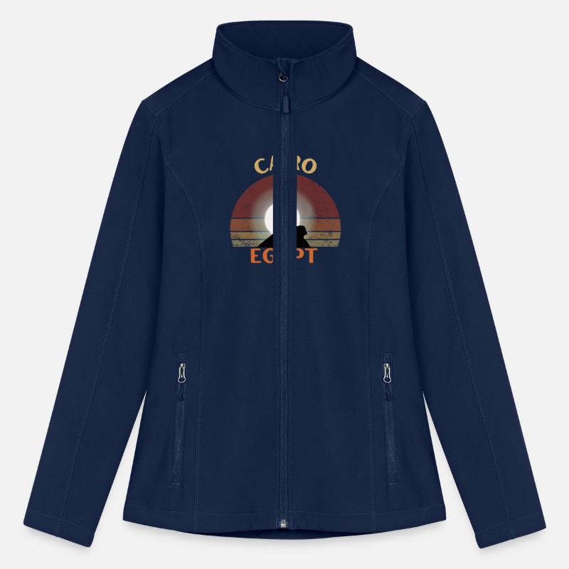 Cairo Egypt Moon rising behind Sphinx and Pyramid