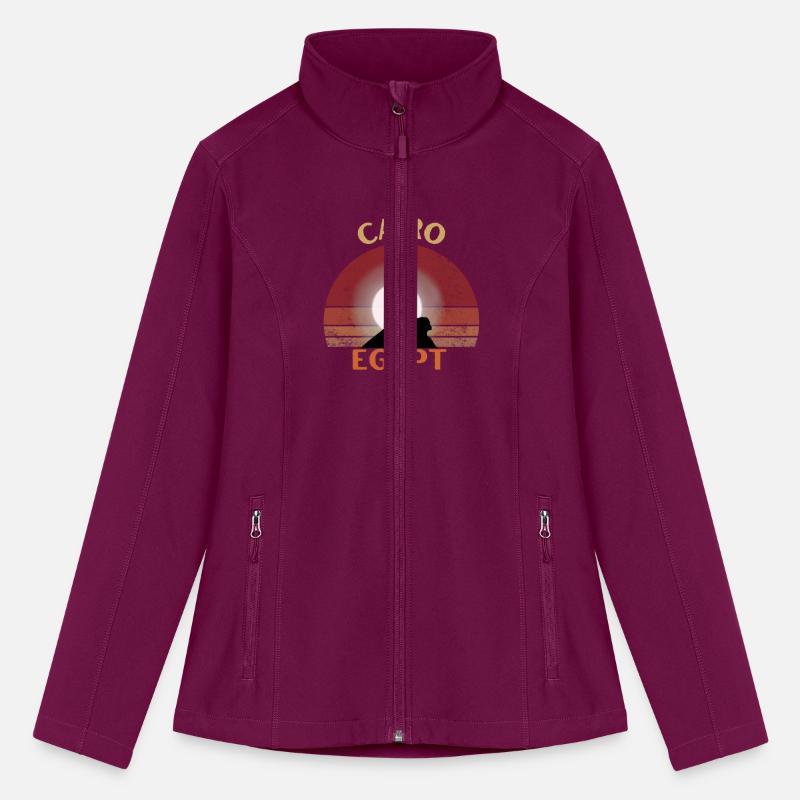 Cairo Egypt Moon rising behind Sphinx and Pyramid