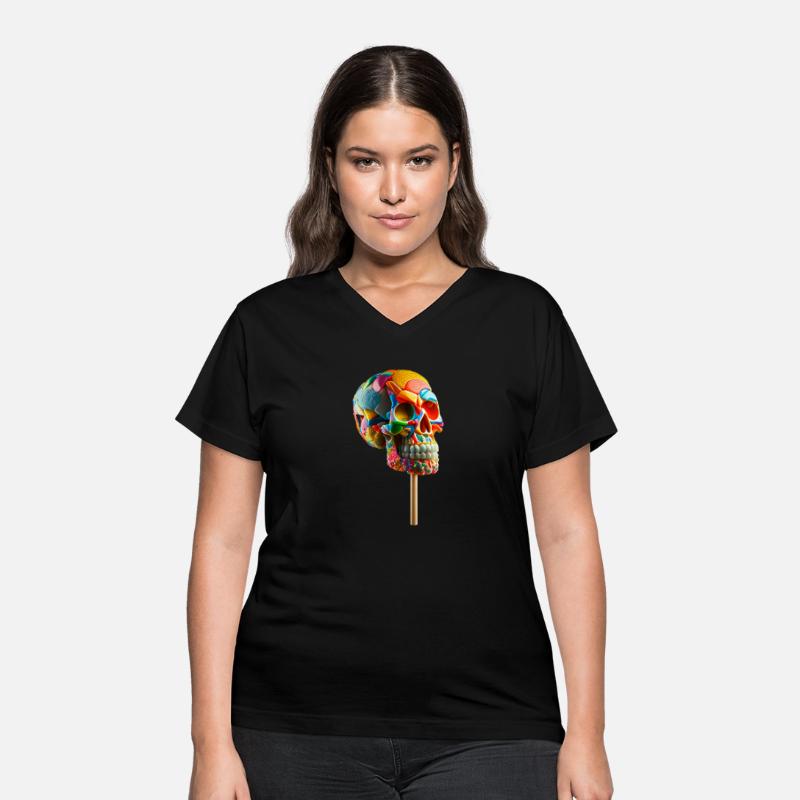 Candy lollipop skull