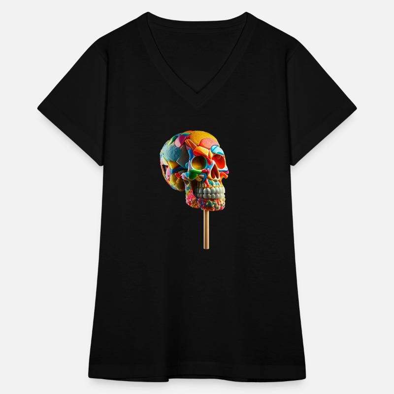 Candy lollipop skull