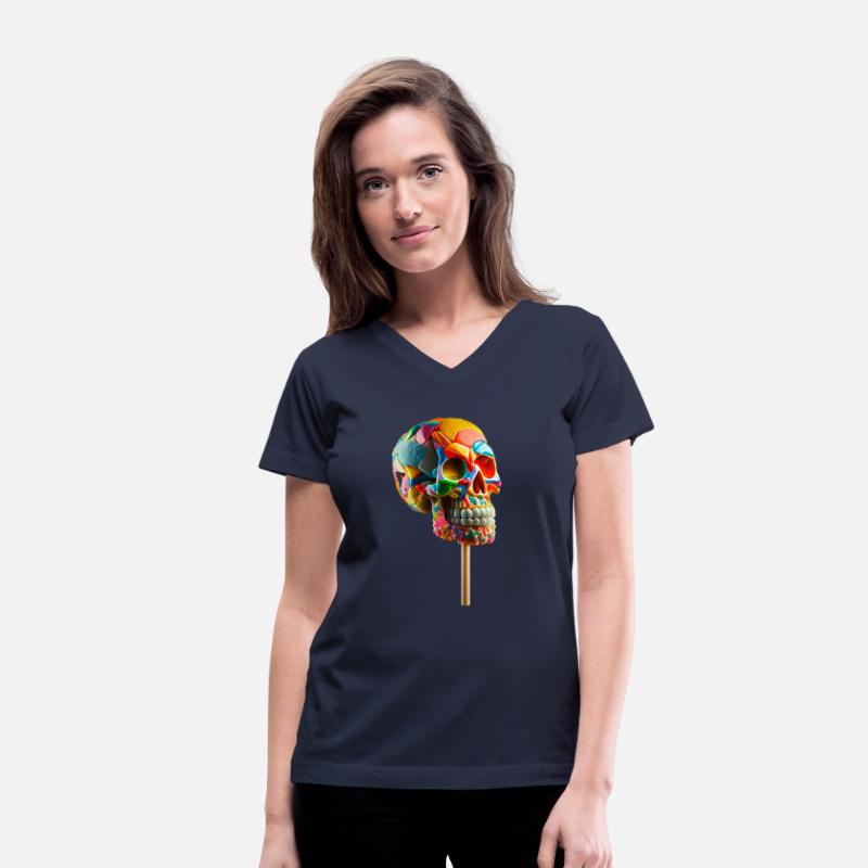 Candy lollipop skull