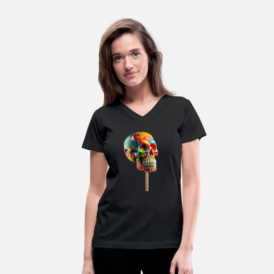 Candy lollipop skull