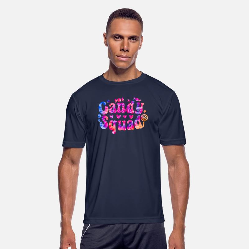 Candy Squad Tie dye Family Kids Cute Groovy Funny