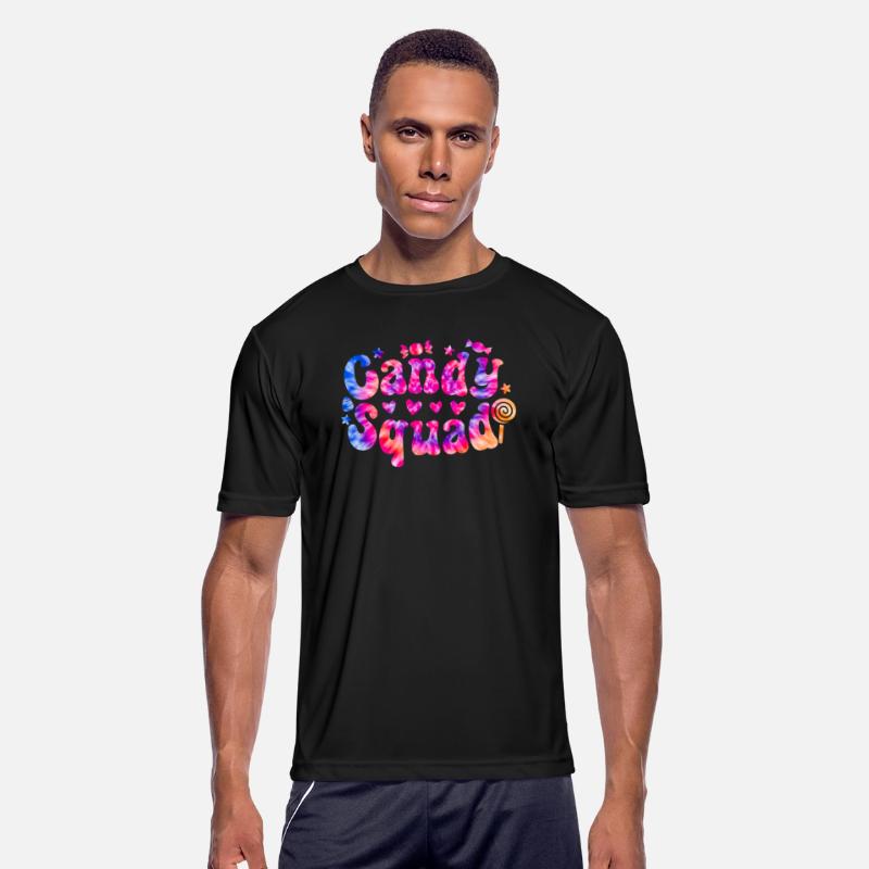 Candy Squad Tie dye Family Kids Cute Groovy Funny
