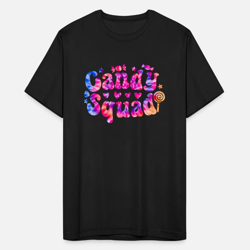 Candy Squad Tie dye Family Kids Cute Groovy Funny