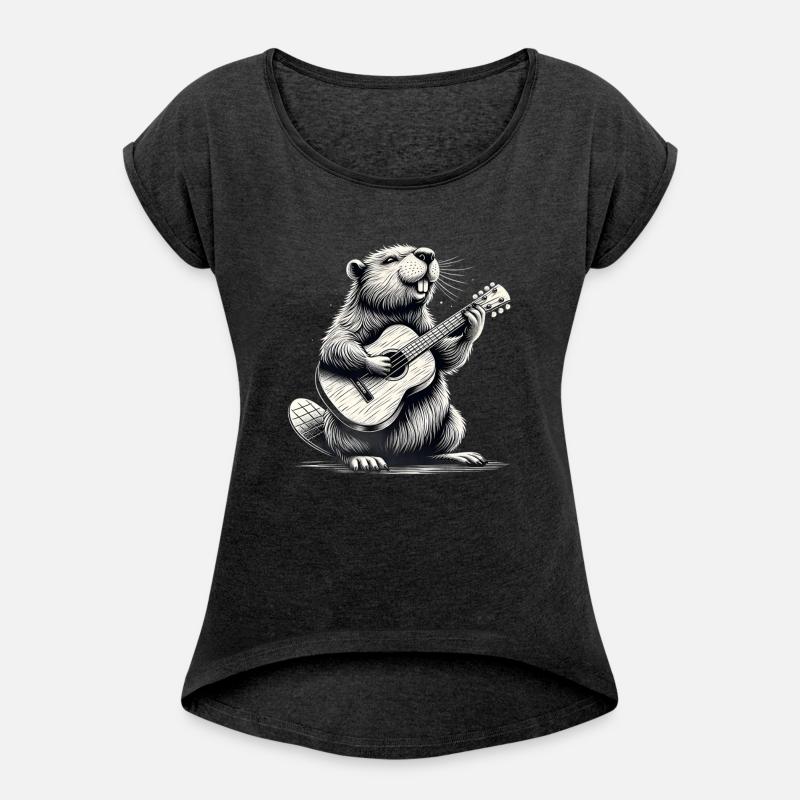 Capybara Guitarist Musician Rodent Graphic