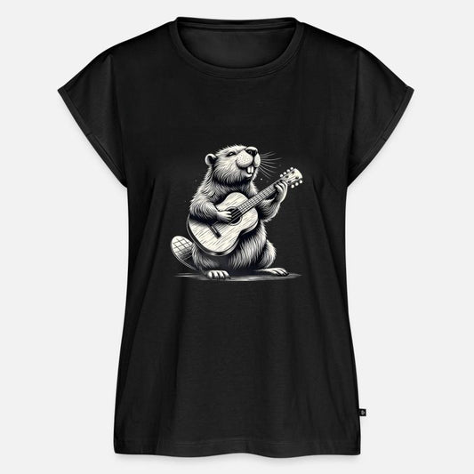 Capybara Guitarist Musician Rodent Graphic