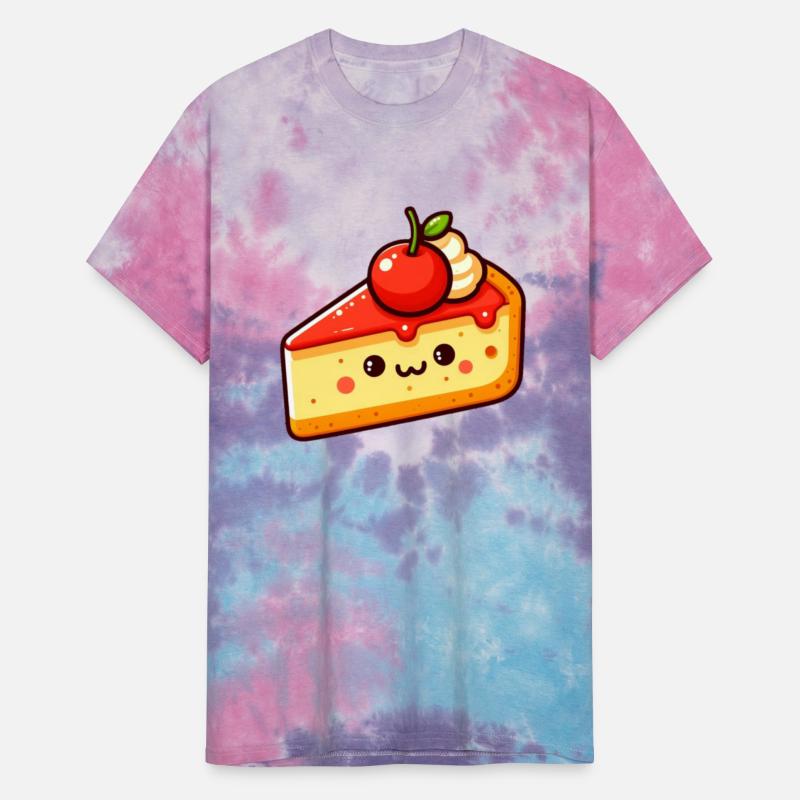 Cartoon Funny Cheesecake Sticker Logo