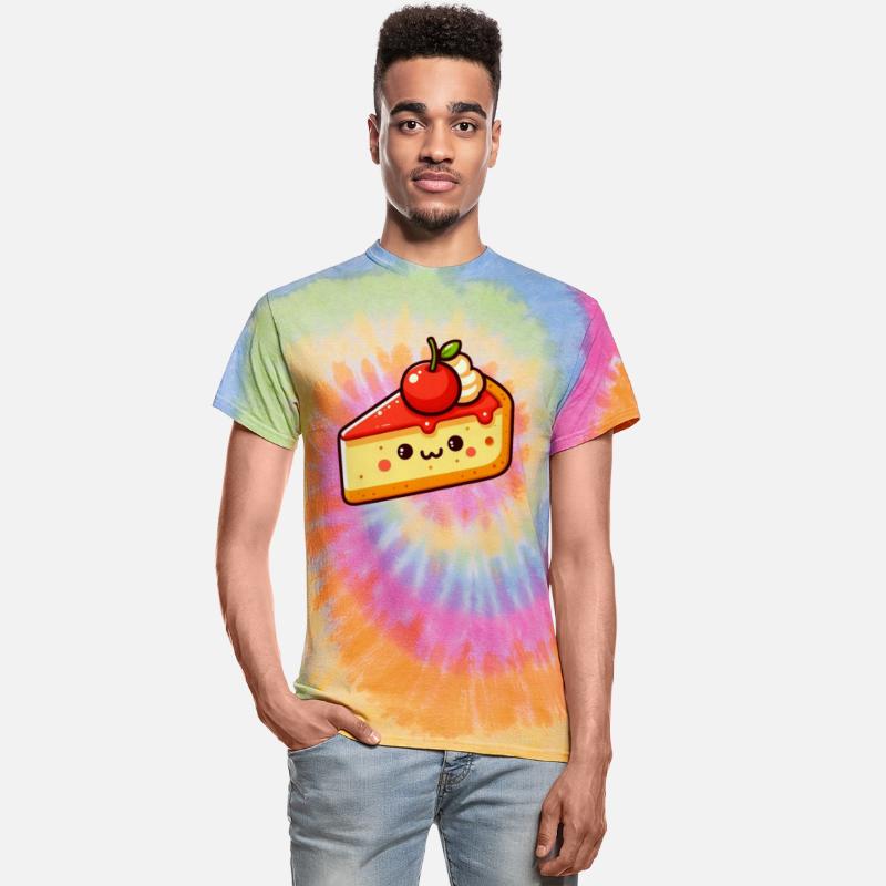 Cartoon Funny Cheesecake Sticker Logo