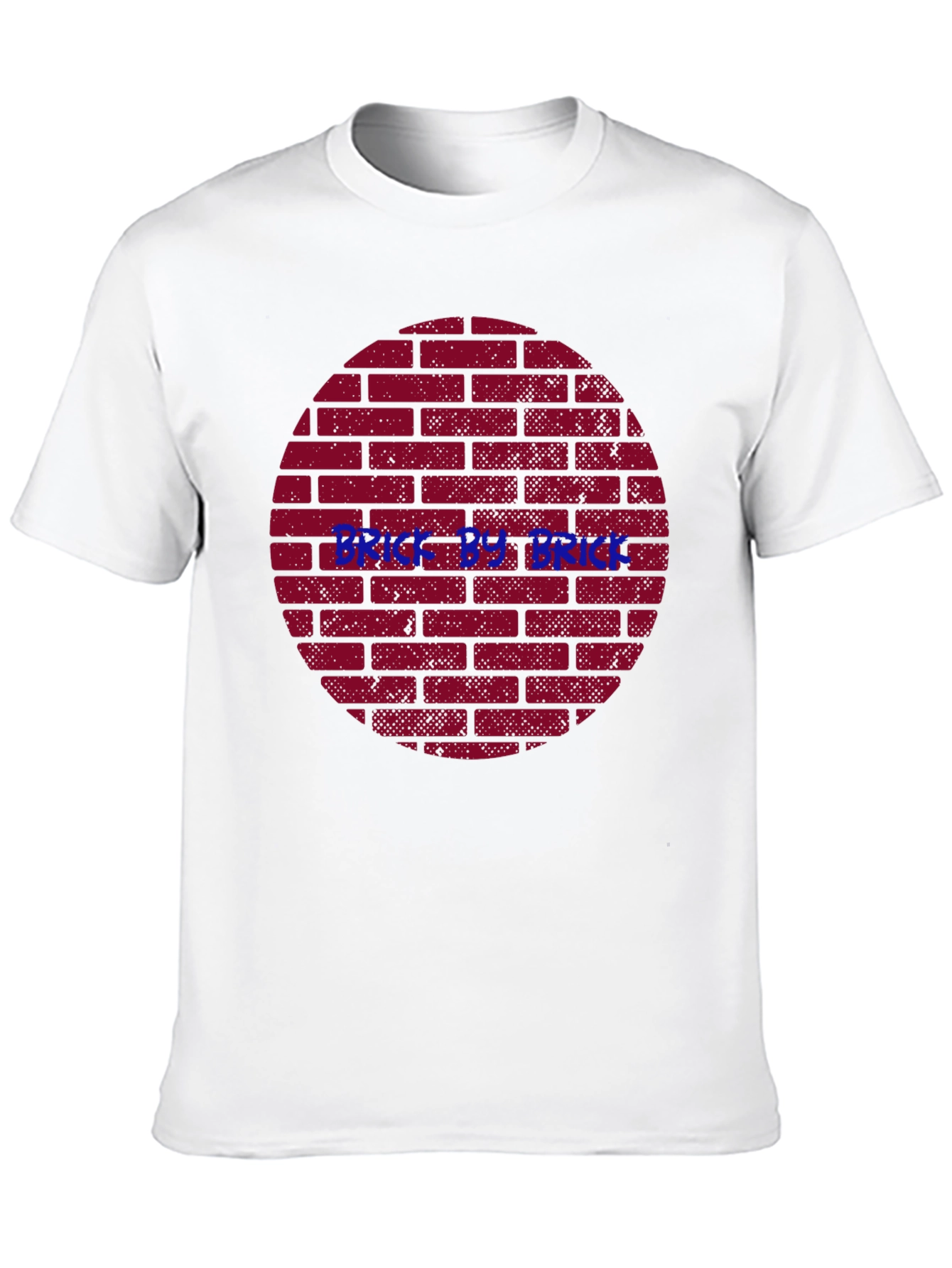 Brick by Brick Graphic Tee - Construction Style