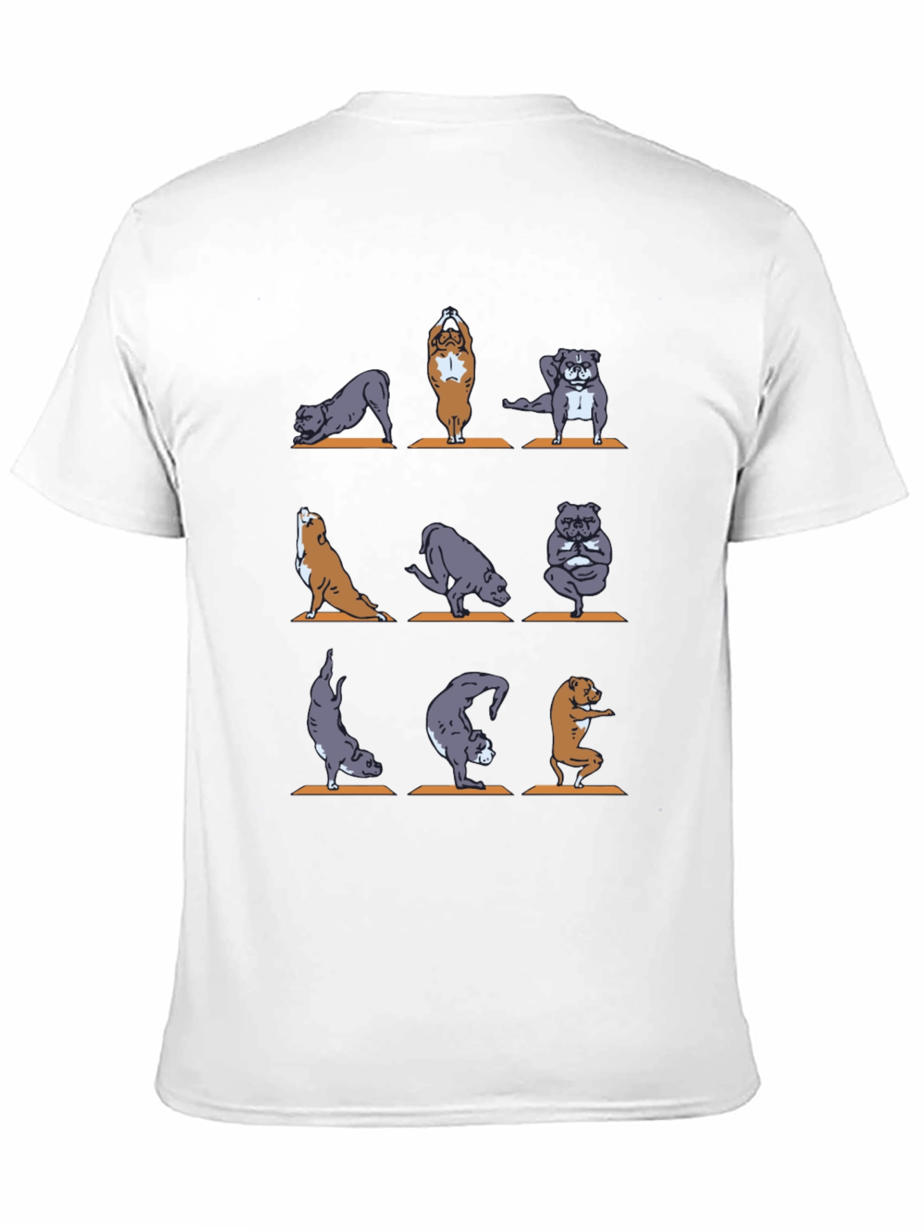 Yoga Dogs Graphic T-Shirt - Unisex