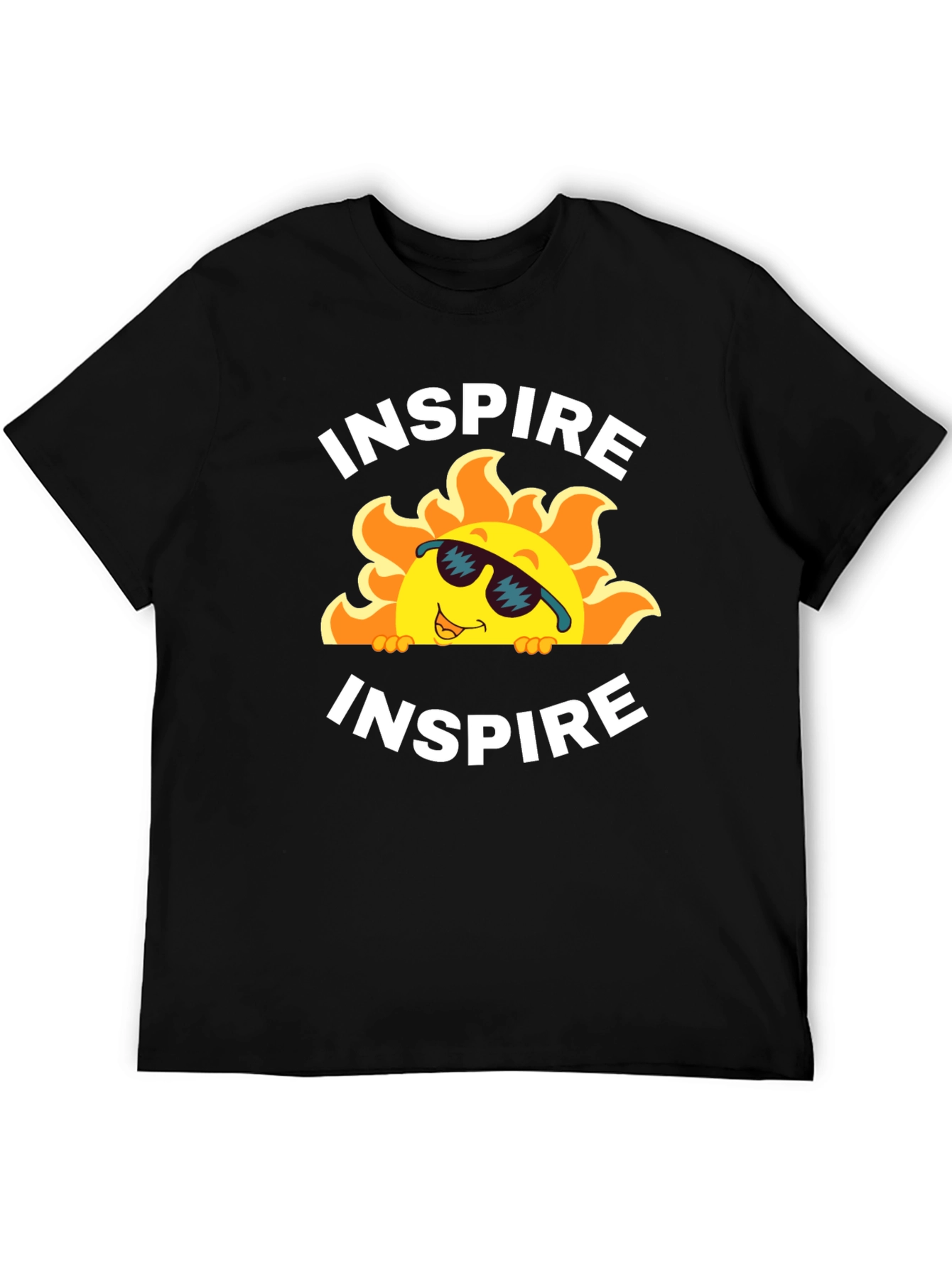 Inspire T-Shirt - Cool Cartoon Sun Graphic Tee