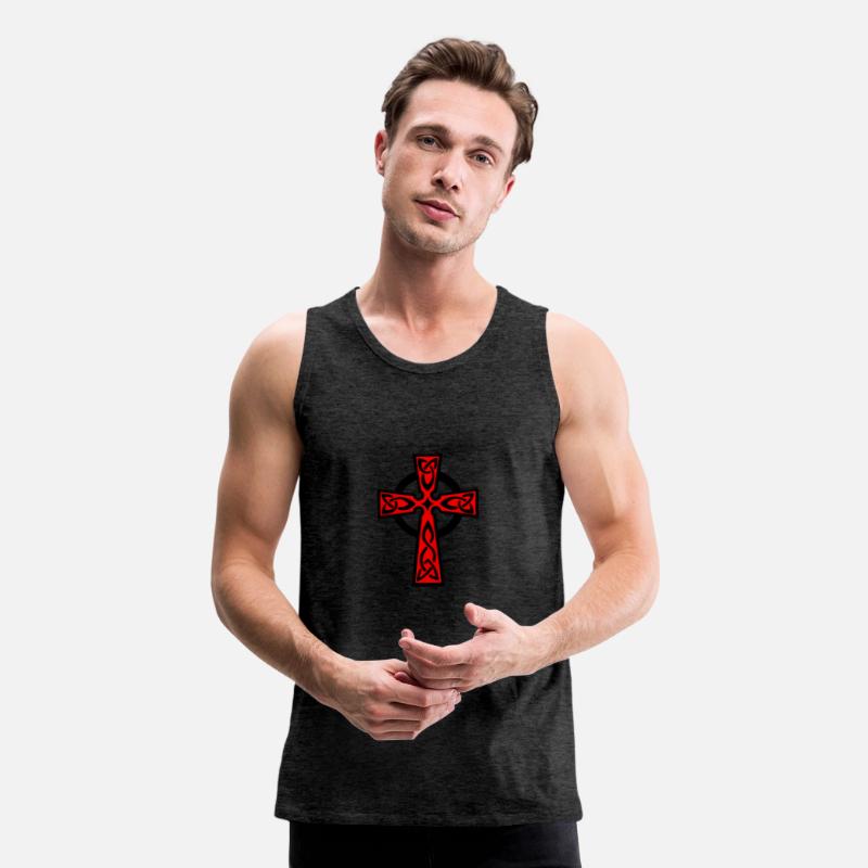 Celtic cross red