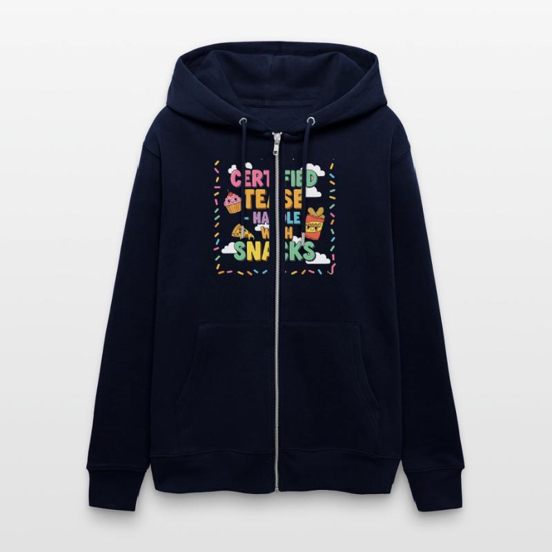 "Certified Tease – Handle With Snacks"