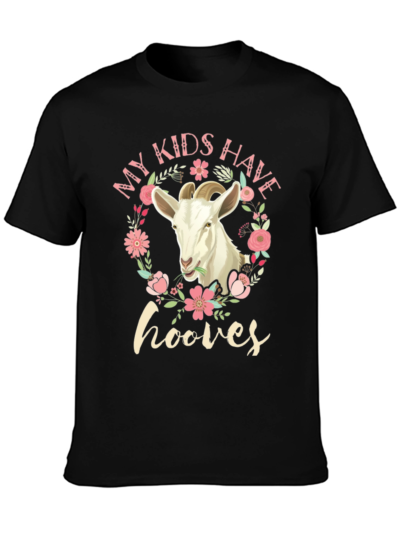 My Kids Have Hooves Goat Graphic T-Shirt