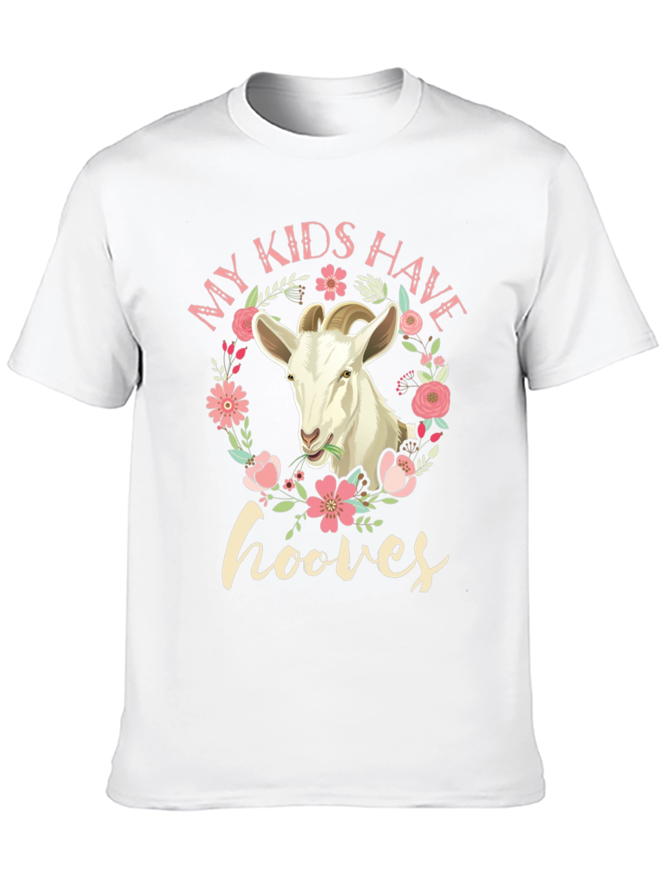 My Kids Have Hooves Goat Graphic T-Shirt