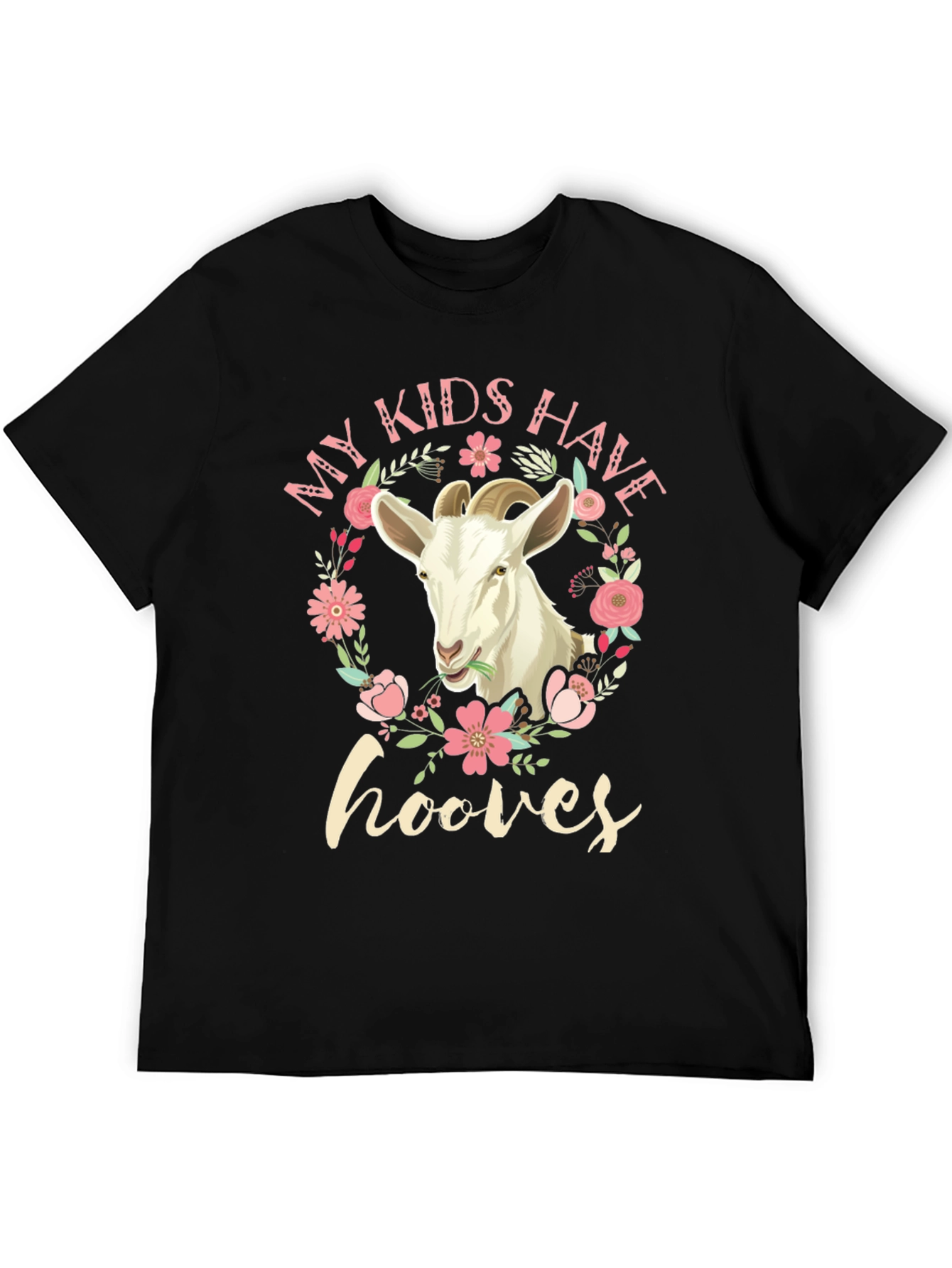 My Kids Have Hooves Goat Graphic T-Shirt