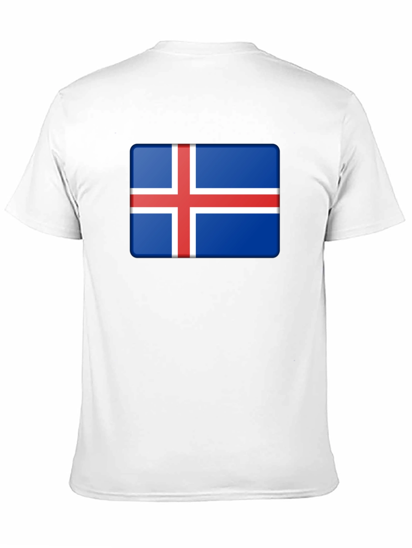 Iceland Flag Graphic Tee - Black