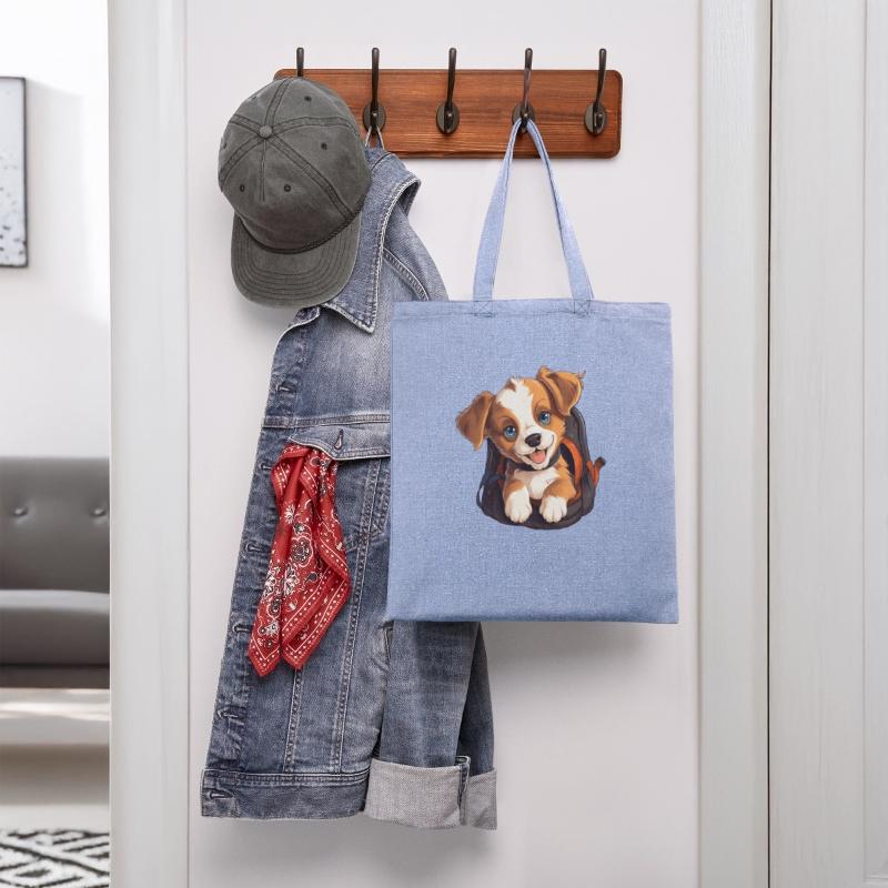 Chic Canine Carry: Stylish Dog-in-a-Bag Fashion!