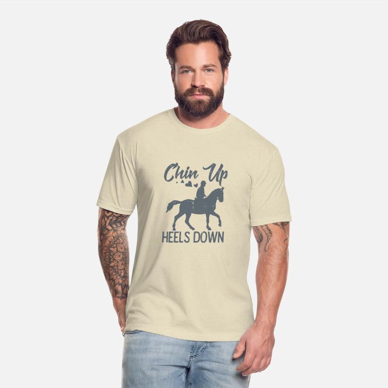 Chin Up Heels Down Horse Riding Rider Equestrian G