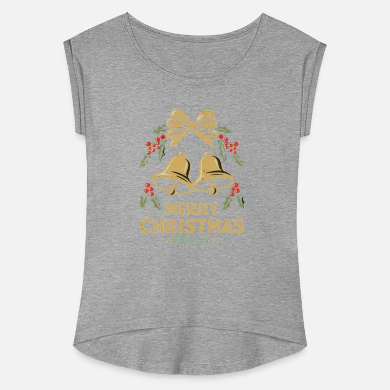 Christmas Bells with Holly and Bow