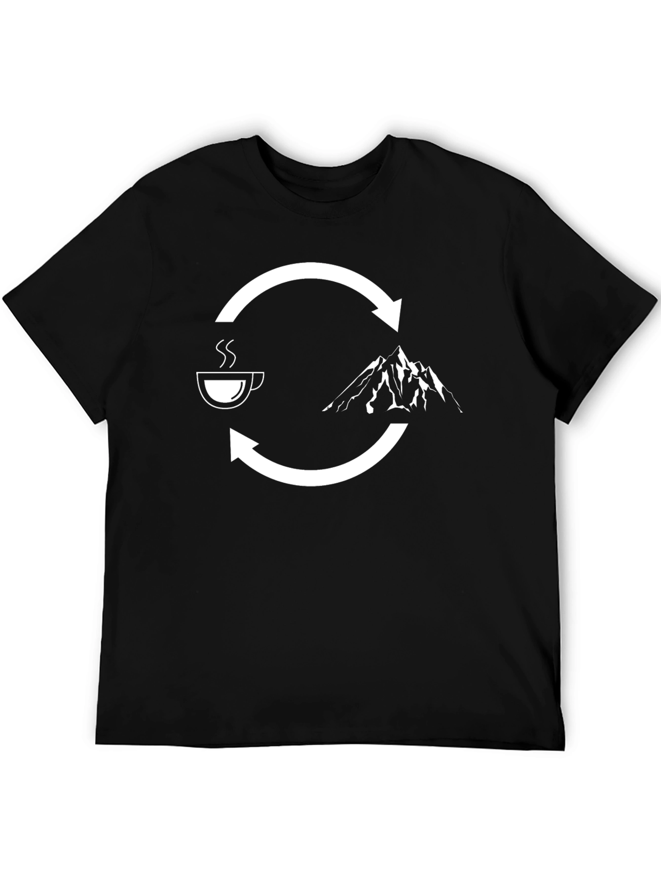 Coffee to Mountains Cycle T-Shirt - Adventure Ready!